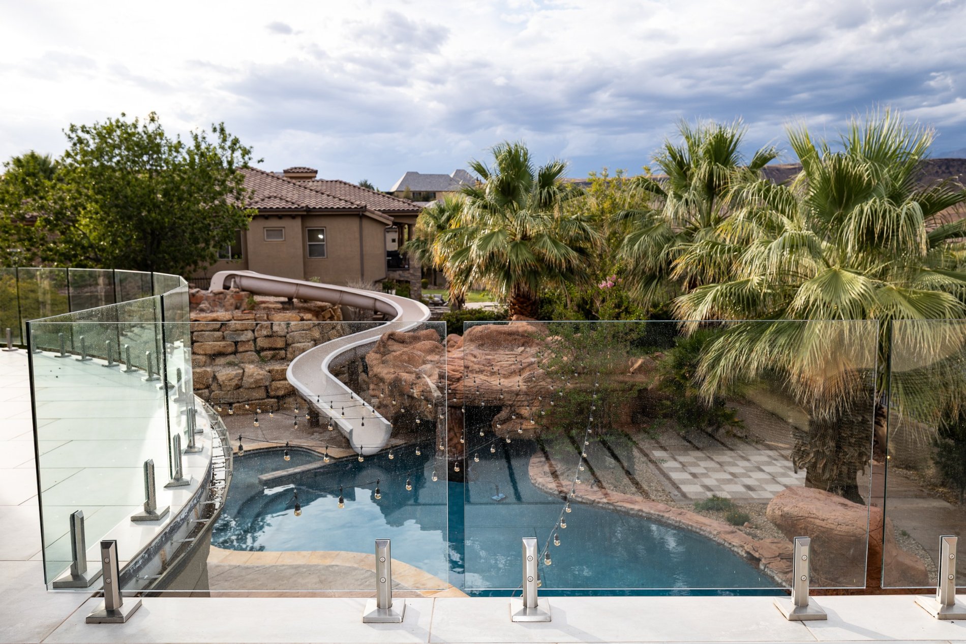 Poolside View
