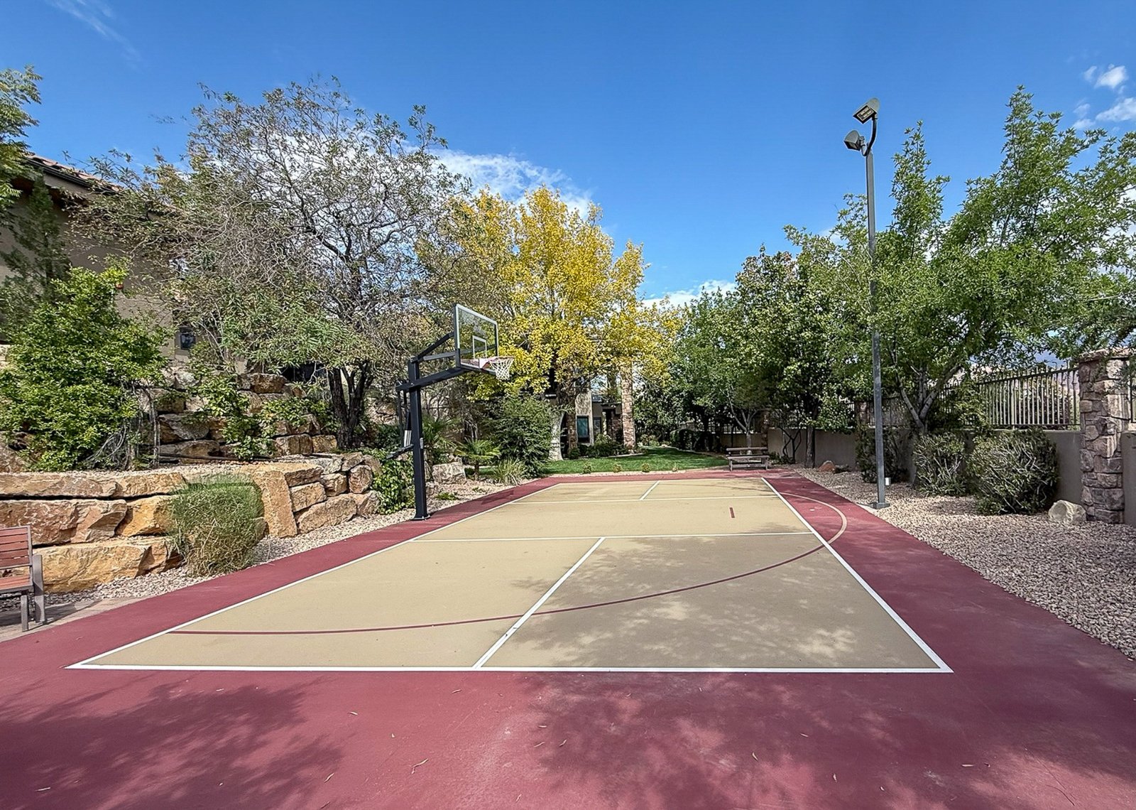 Pickleball court